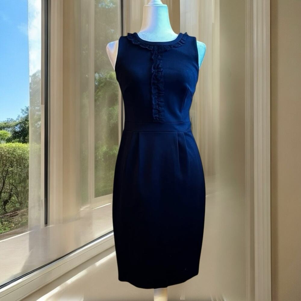 NEW J. Crew Ruffled Tailored Structured Longline Pinafore Career Dress 4 NWOT - Picture 2 of 16